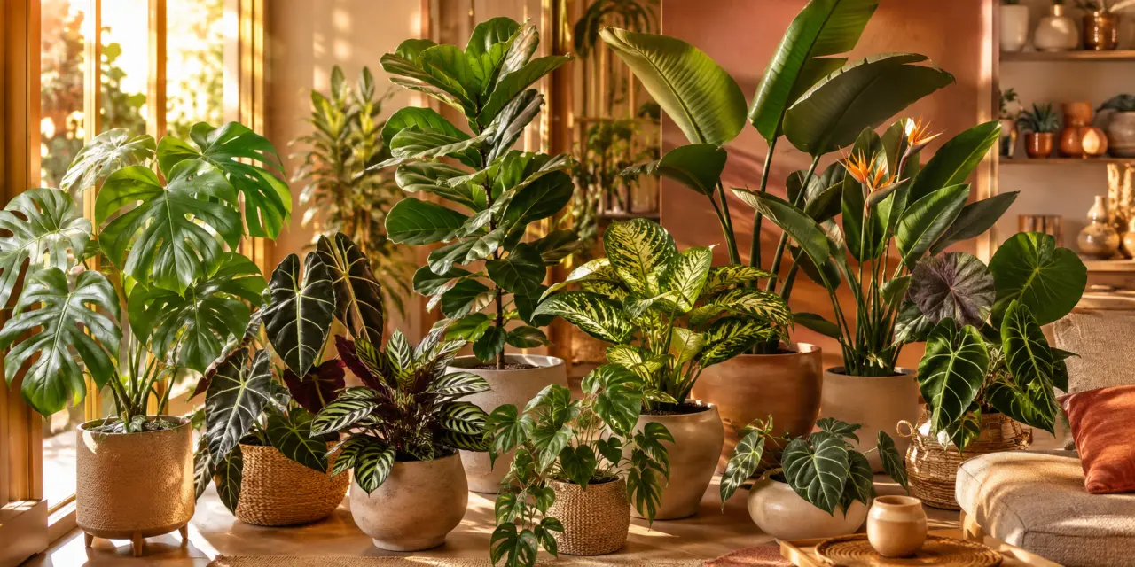 Plante verte grande feuille : 10 variétés à choisir selon lumière, place et entretien