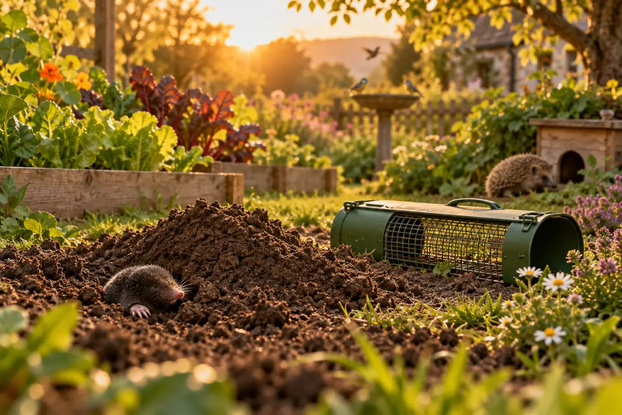 Se débarrasser d’une taupe : protéger le jardin sans mettre les animaux en danger
